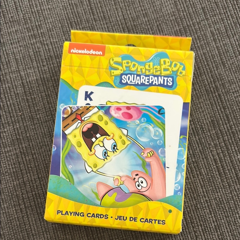 SPONGEBOB SQUAREPANTS Playing cards NEW